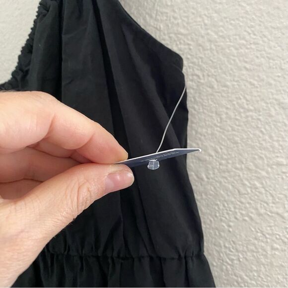 Universal Thread Flutter Cap Sleeve Maxi A-Line Dress boho cotton tiered M NEW - Picture 12 of 13